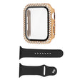 Apple Watch Series 8 (45mm) / Apple Watch Series 7 45mm Plastik Hülle mit armband und Gehärtetes Glas