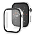 Super Gut Apple Watch Series 8 (45mm) / Apple Watch Series 7 45mm Universell Hülle mit Displayschutz in Plastik und Gehärtetes Glas