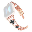 Stilvoll Universell Apple Metall und Strass armband