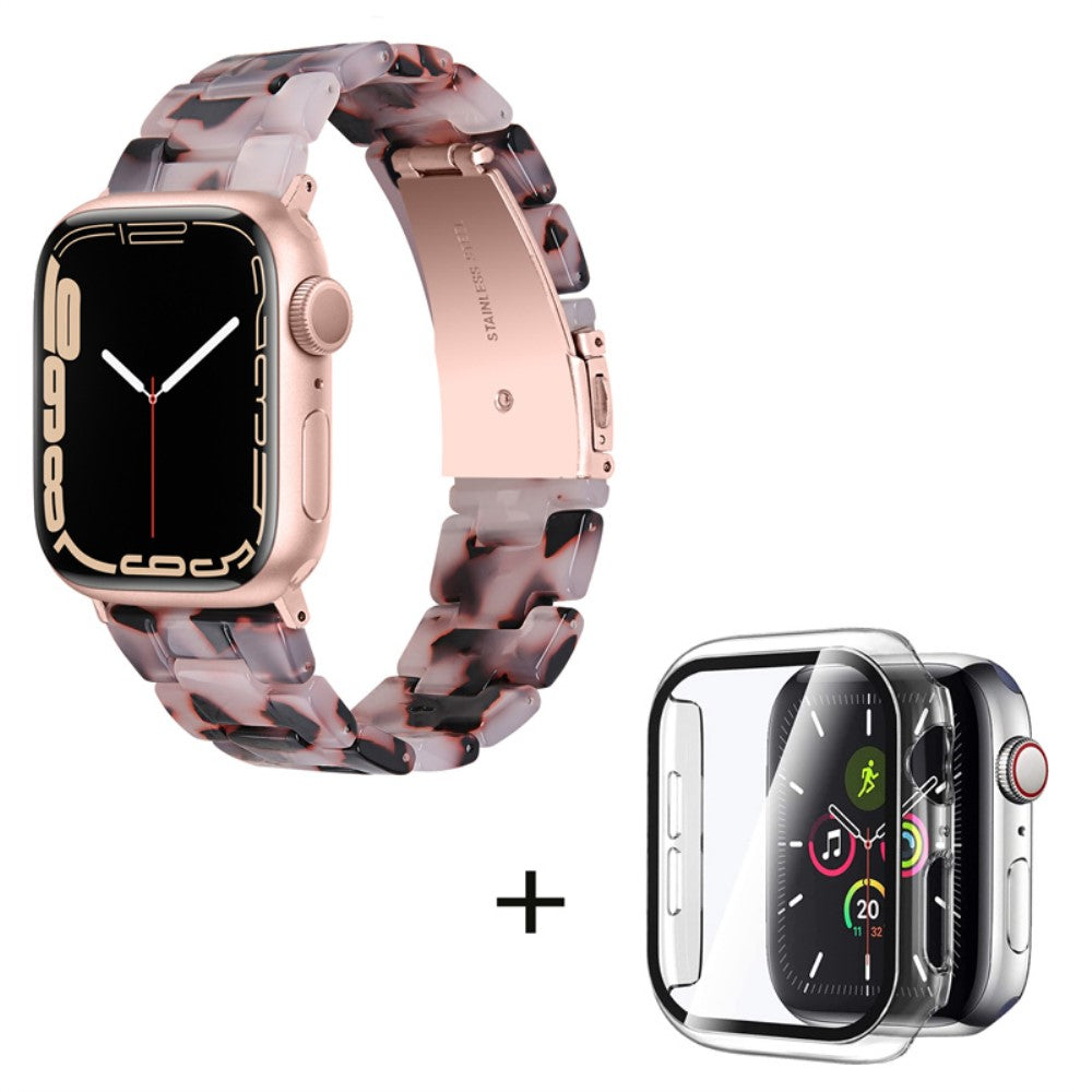 Apple Watch Series 1-3 42mm Metal Rem med Cover - Pink#serie_14