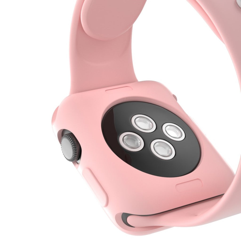 Vildt Fed Apple Watch Series 1-3 42mm Silikone Cover - Pink#serie_7