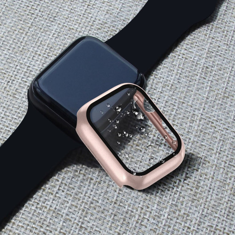 Alle Tiders Apple Watch Series 1-3 42mm Cover med Skærmbeskytter i Hærdet Glas - Pink#serie_5