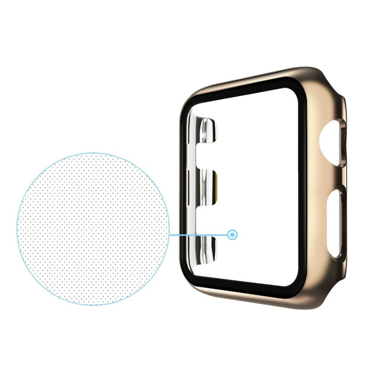 Alle Tiders Apple Watch Series 1-3 42mm Cover med Skærmbeskytter i Hærdet Glas - Gennemsigtig#serie_8