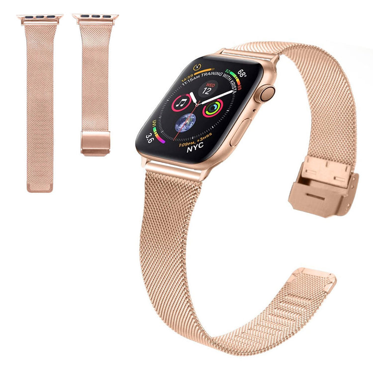 Meget smuk Apple Watch Series 1-3 42mm Metal Rem - Pink#serie_5