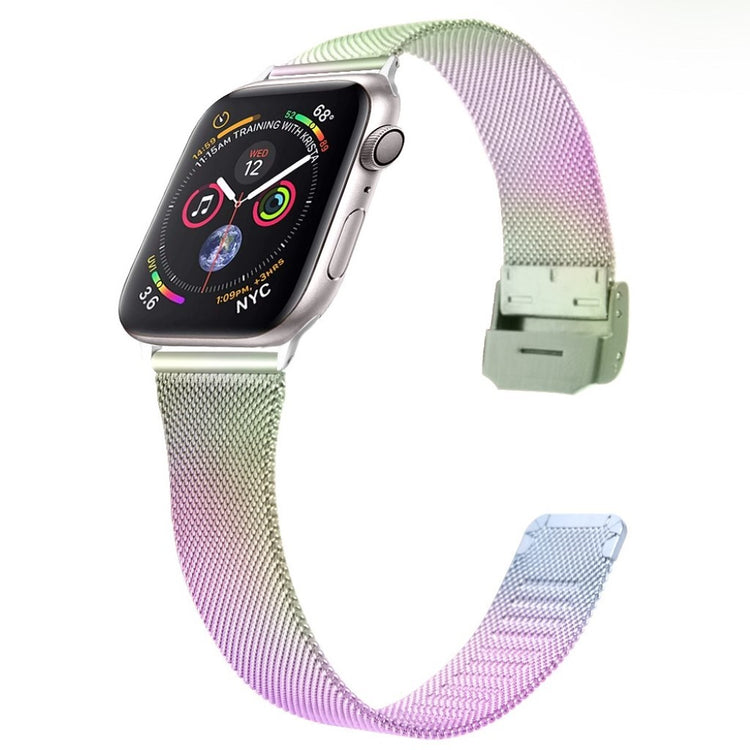 Meget smuk Apple Watch Series 1-3 42mm Metal Rem - Flerfarvet#serie_6