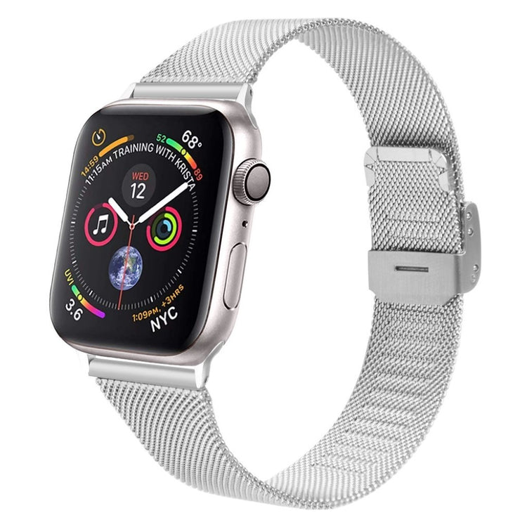 Meget smuk Apple Watch Series 1-3 42mm Metal Rem - Sølv#serie_7