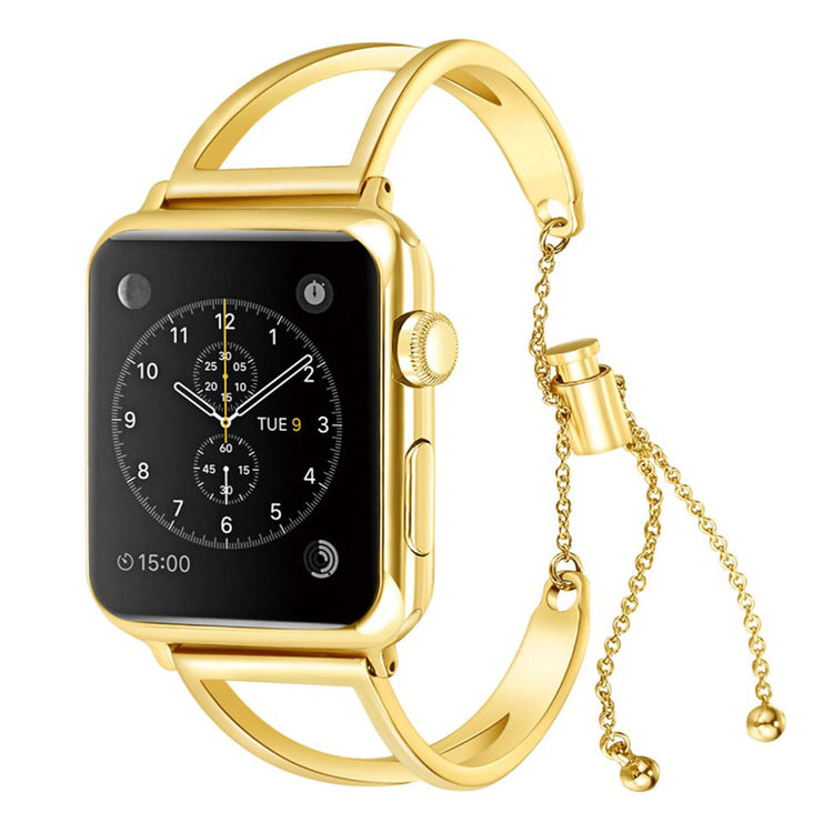 Helt vildt elegant Apple Watch Series 1-3 38mm Metal Rem - Guld#serie_1