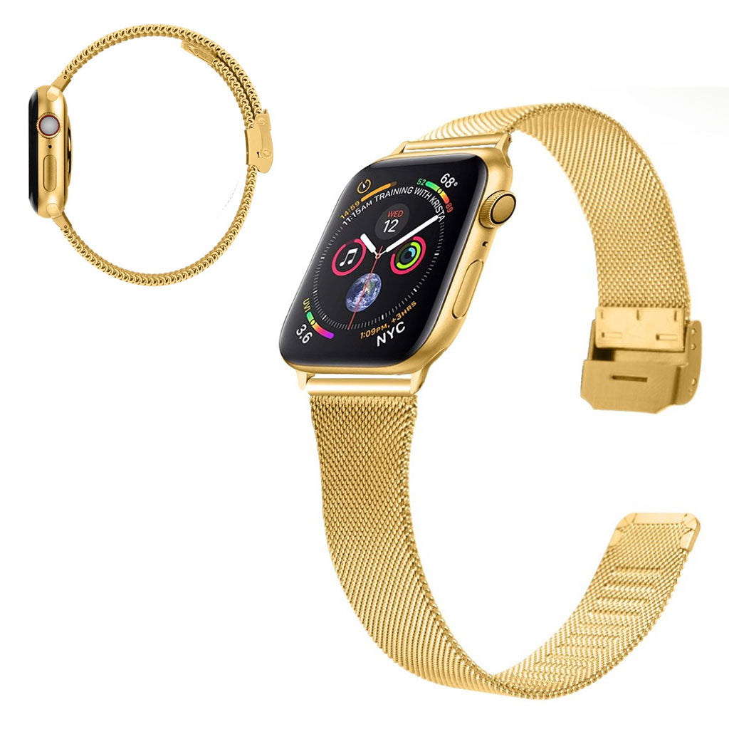 Stilren Apple Watch Series 1-3 38mm Metal Rem - Guld#serie_3