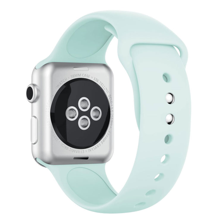 Vildt nydelig Apple Watch Series 4 40mm Silikone Rem - Blå#serie_10