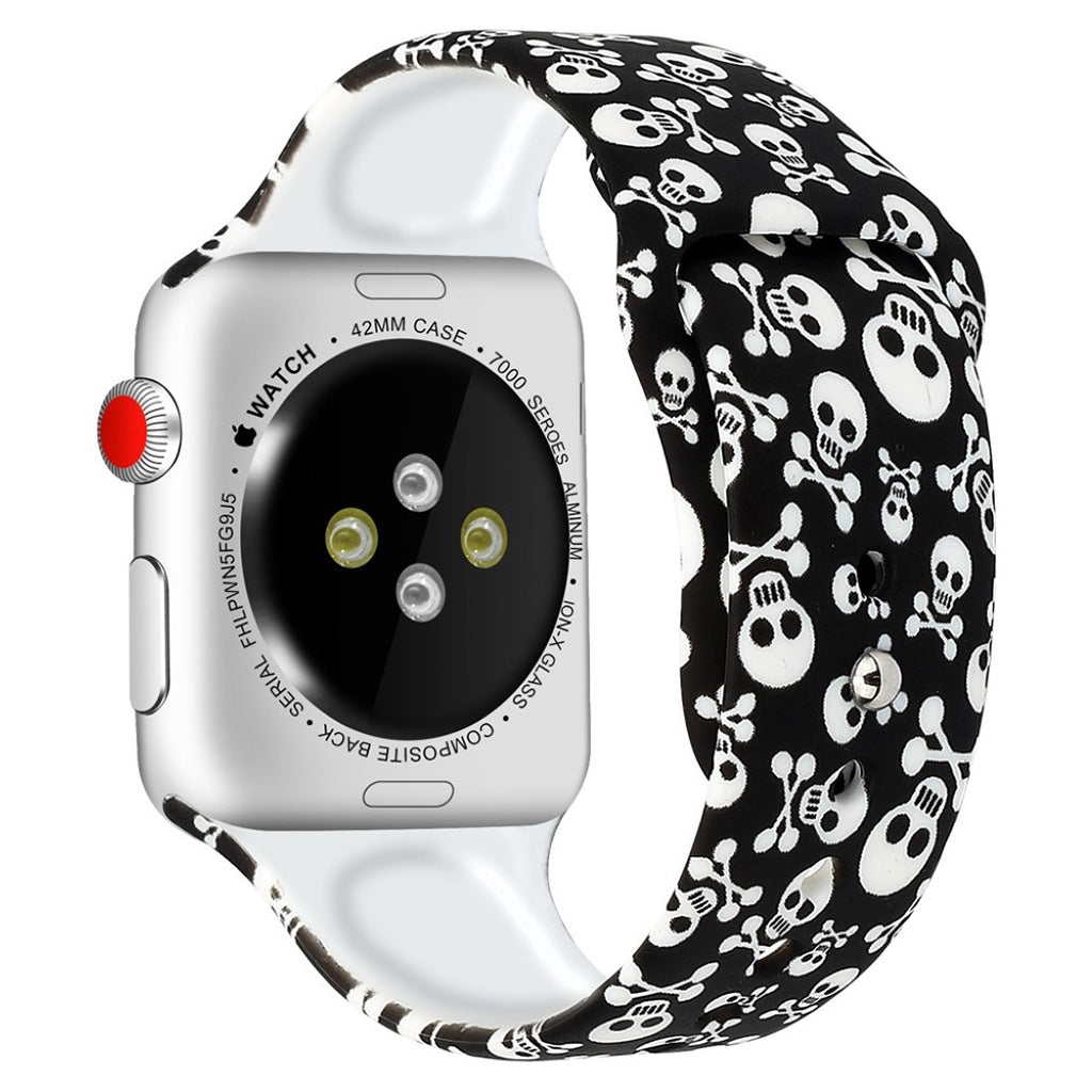 Godt Apple Watch Series 4 40mm Silikone Rem - Flerfarvet#serie_6