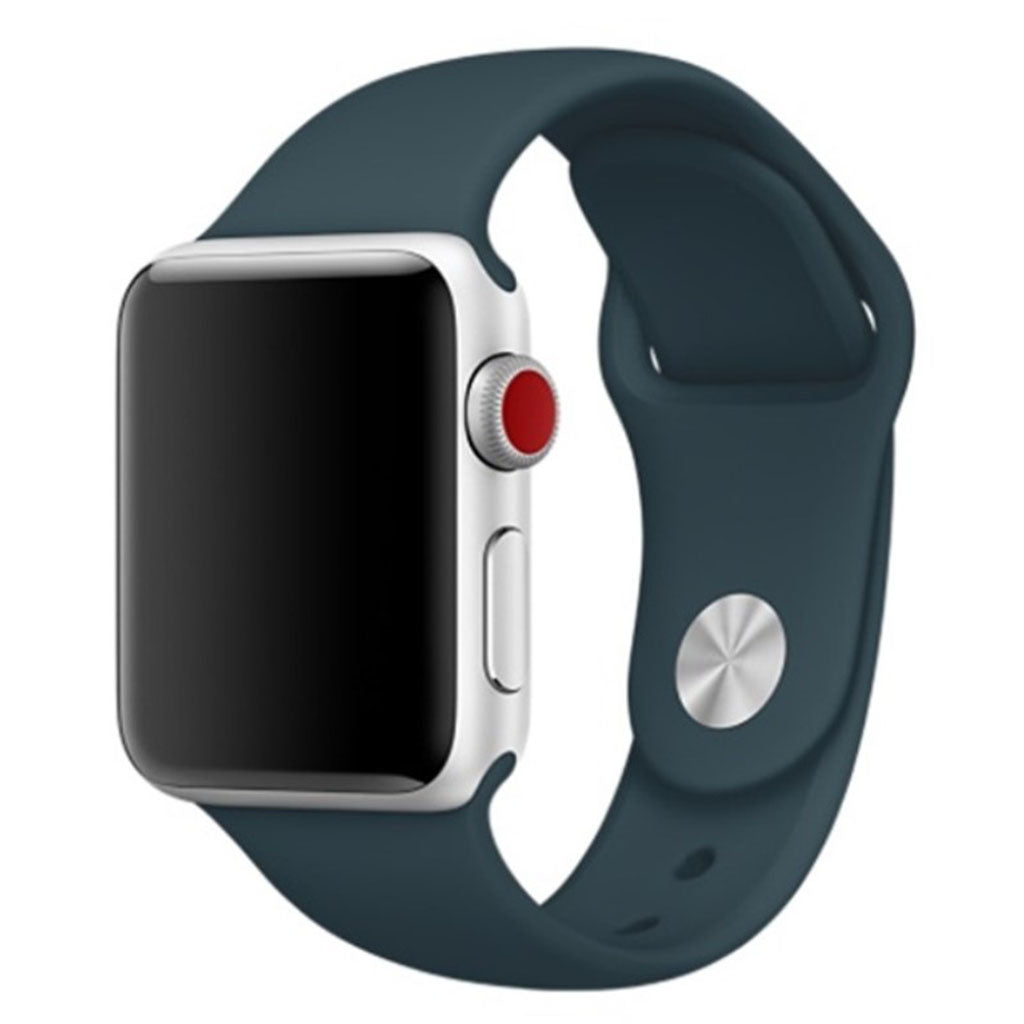 Vildt sejt Apple Watch Series 4 40mm Silikone Rem - Grøn#serie_16
