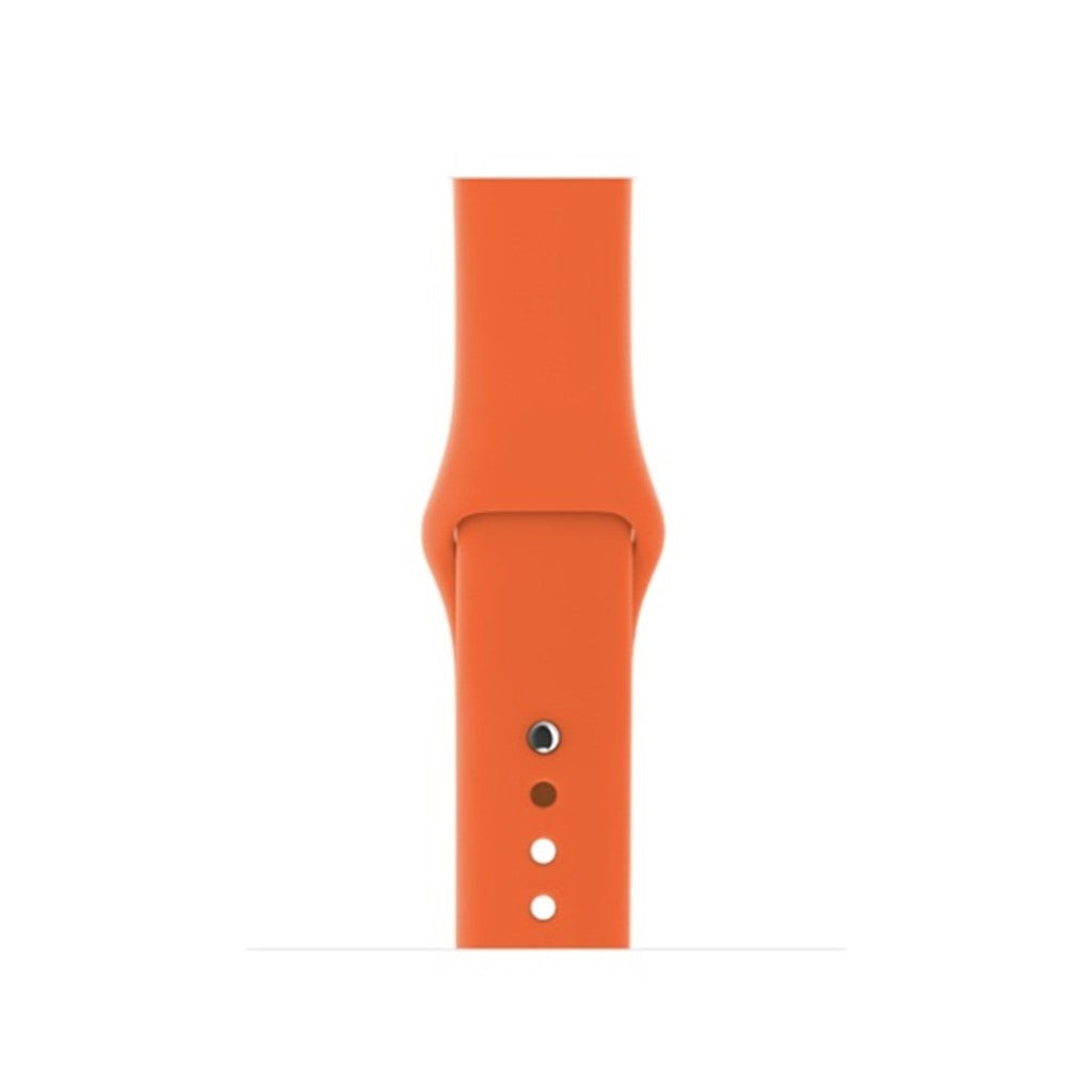 Helt vildt smuk Apple Watch Series 4 40mm Silikone Rem - Orange#serie_12