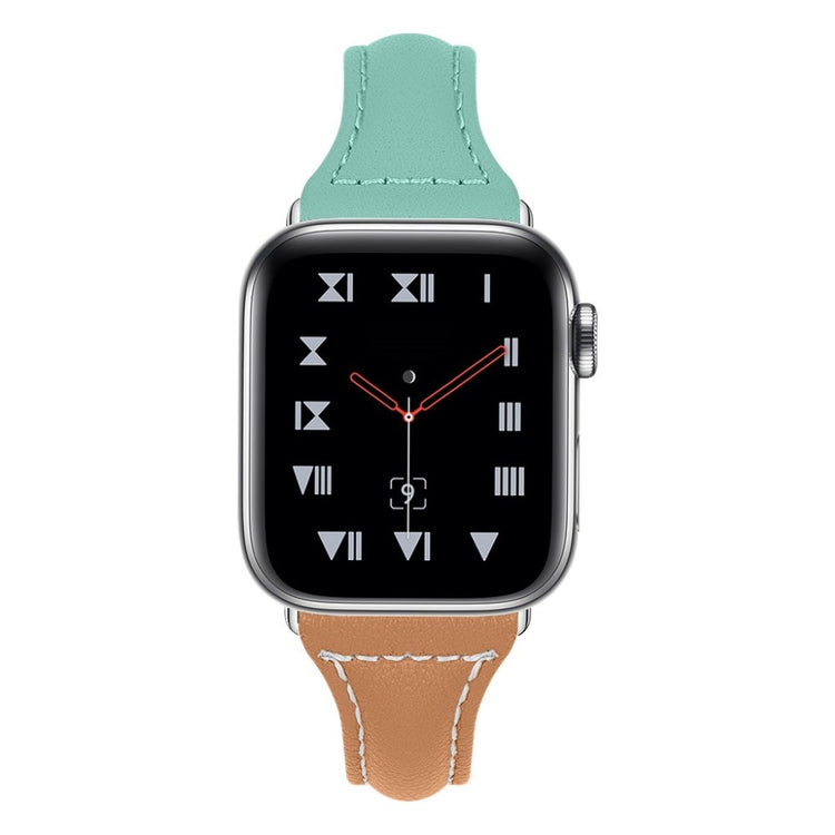 Skøn Apple Watch Series 4 44mm Ægte læder Rem - Flerfarvet#serie_5