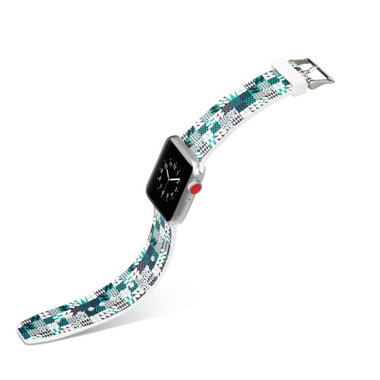 Helt vildt godt Apple Watch Series 5 40mm Silikone Rem - Blå#serie_17