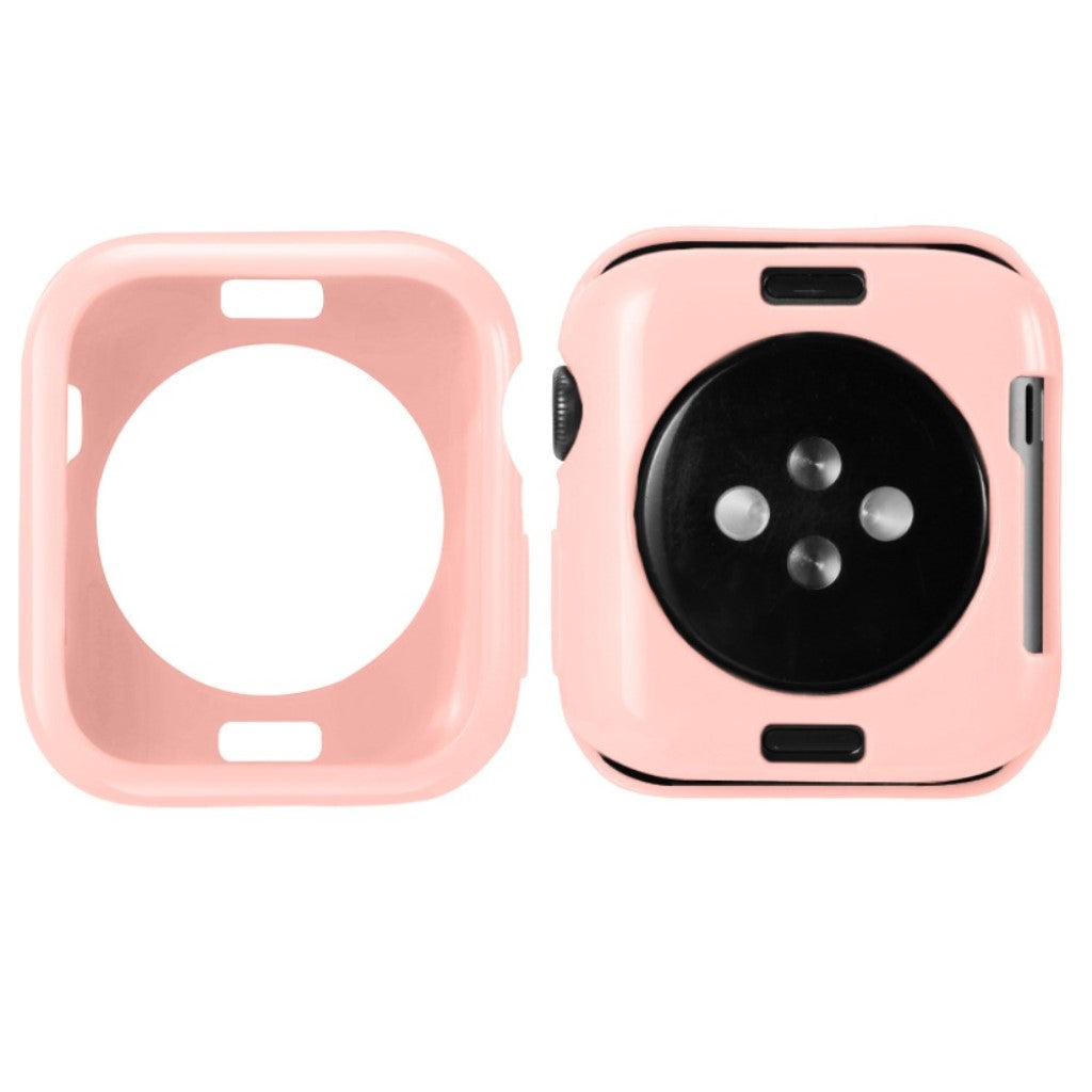 Super Fint Apple Watch Series 5 40mm Silikone Cover - Pink#serie_5