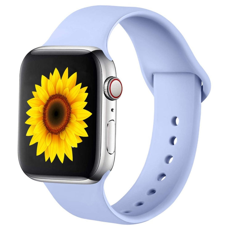 Rigtigt sejt Apple Watch Series 5 44mm Silikone Rem - Lilla#serie_1