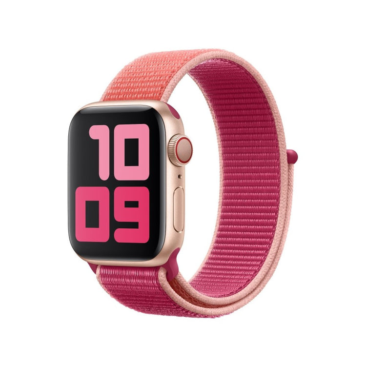 Fint Apple Watch Series 5 44mm Nylon Rem - Pink#serie_4