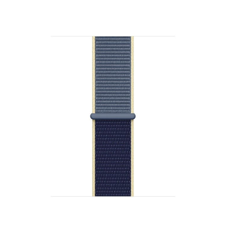 Fint Apple Watch Series 5 44mm Nylon Rem - Blå#serie_9