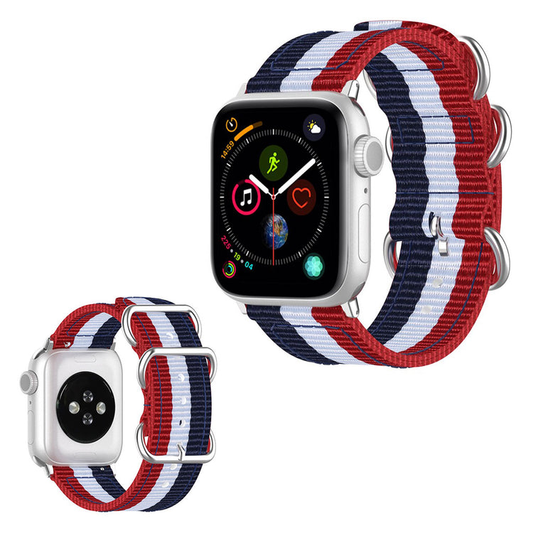 Mega fantastisk Apple Watch Series 5 44mm Nylon Rem - Flerfarvet#serie_7