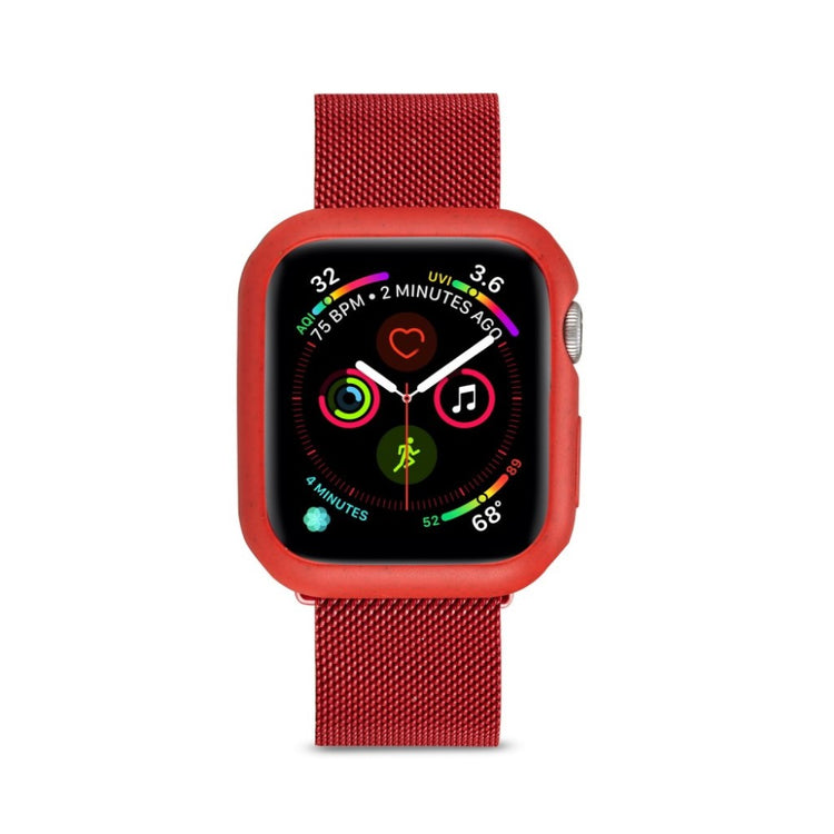 Meget Fint Apple Watch Series 5 44mm / Apple Watch 44mm Silikone Cover - Rød#serie_2