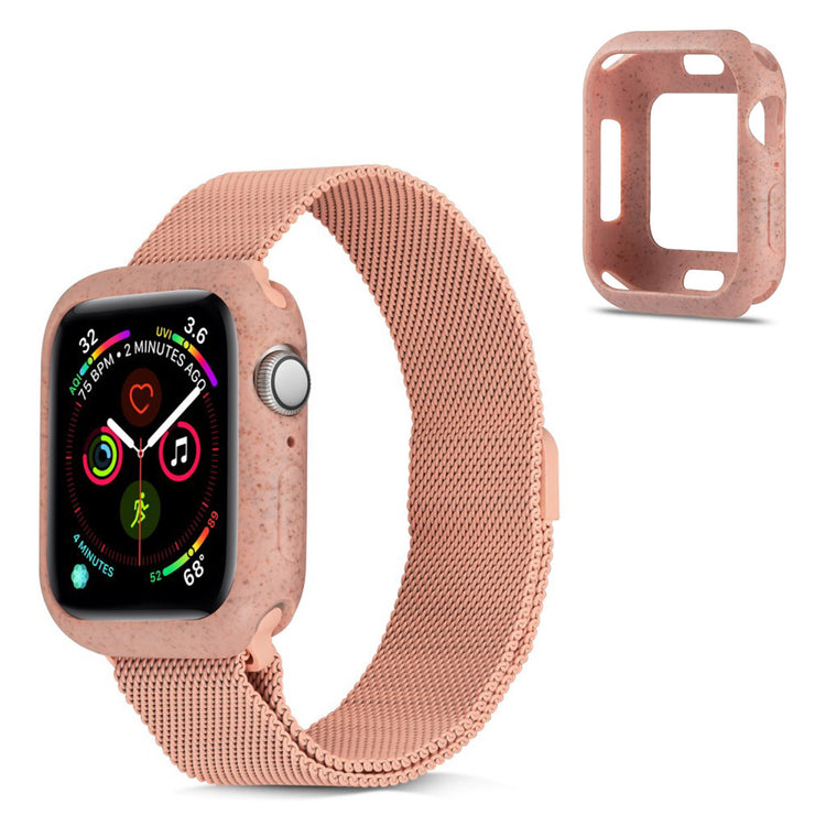 Meget Fint Apple Watch Series 5 44mm / Apple Watch 44mm Silikone Cover - Pink#serie_3