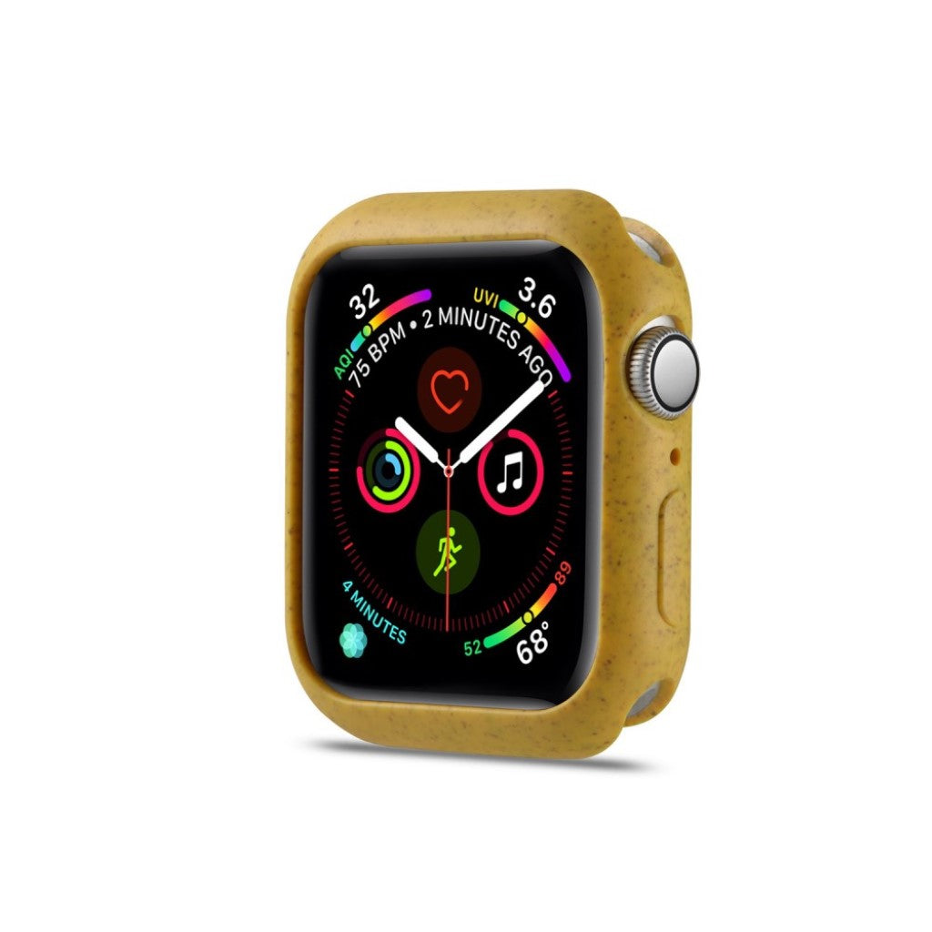 Meget Fint Apple Watch Series 5 44mm / Apple Watch 44mm Silikone Cover - Gul#serie_4