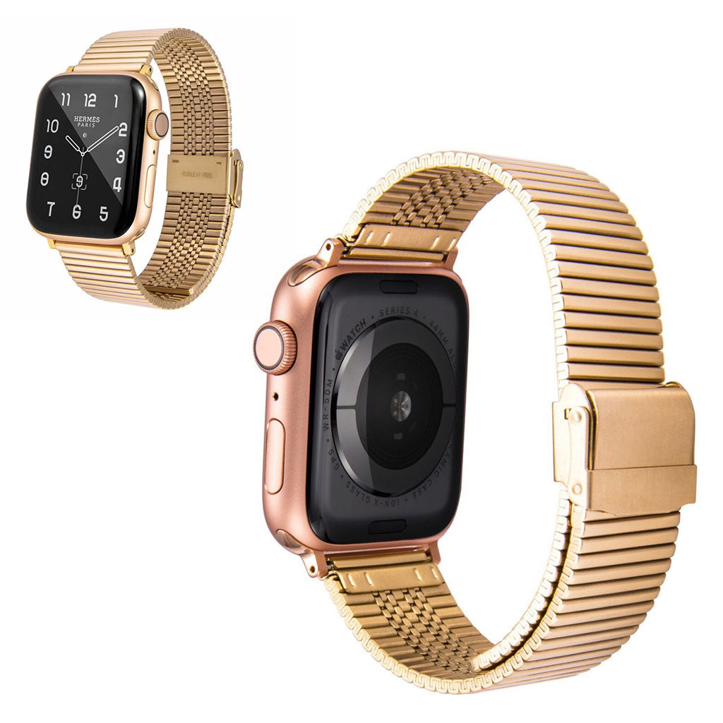 Slidstærk Universal Apple Metal Rem - Guld#serie_4