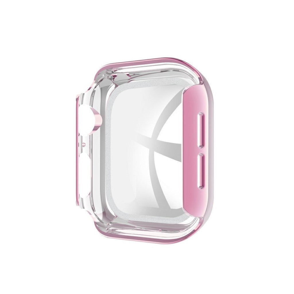 Meget Flot Universal Apple Rhinsten og Silikone Cover - Pink#serie_2