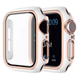 Mega Modisch Apple Watch Series 6 40mm / Apple Watch Series 5 40mm Universell Hülle mit Displayschutz in Silikon / TPU und Gehärtetes Glas