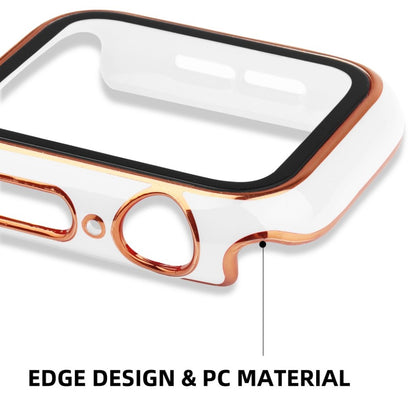 Meget Flot Universal Apple Cover med Skærmbeskytter i Plastik og Hærdet Glas - Hvid#serie_2