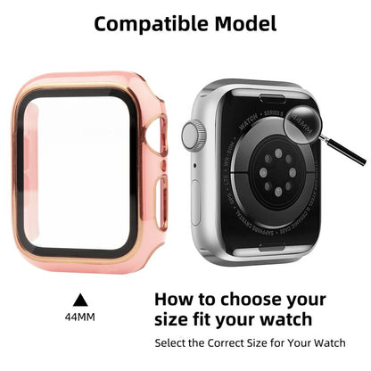 Meget Flot Universal Apple Cover med Skærmbeskytter i Plastik og Hærdet Glas - Pink#serie_4