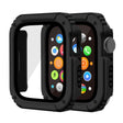 Schön Apple Smartwatch Universell Hülle mit Displayschutz in Plastik und Gehärtetes Glas