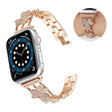 Sehr gepflegt Universell Apple Metall und Strass armband