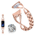 Absolut süß Samsung Gear Fit2 Metall und Strass armband