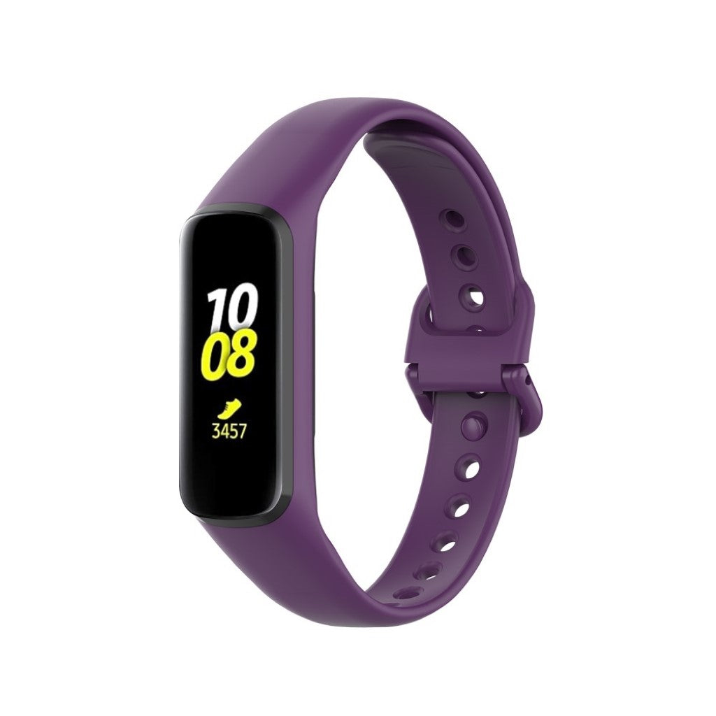 Vildt flot Samsung Gear Fit2 Silikone Rem - Lilla#serie_14