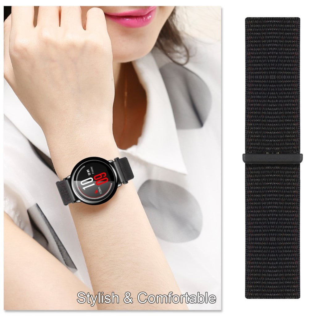 Superflot Samsung Gear S3 Nylon Rem - Sort#serie_4