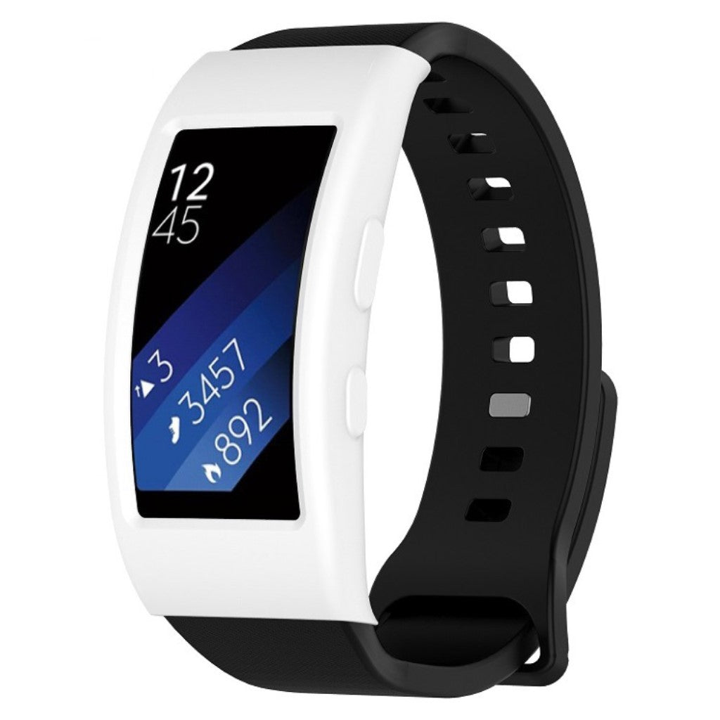 Samsung Gear Fit2 Pro  Silikone Bumper  - Hvid#serie_2