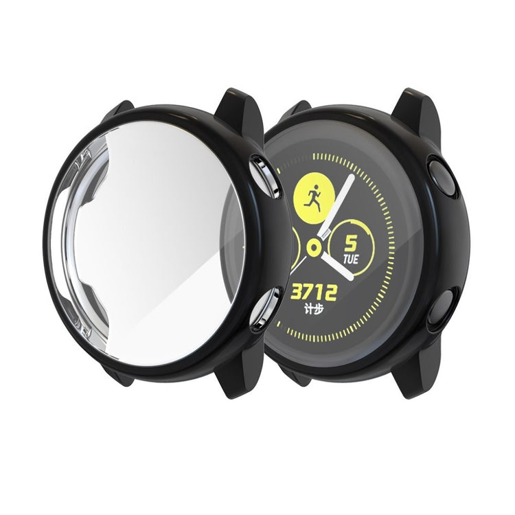 Beskyttende Samsung Galaxy Watch Active Silikone Cover - Sort#serie_1