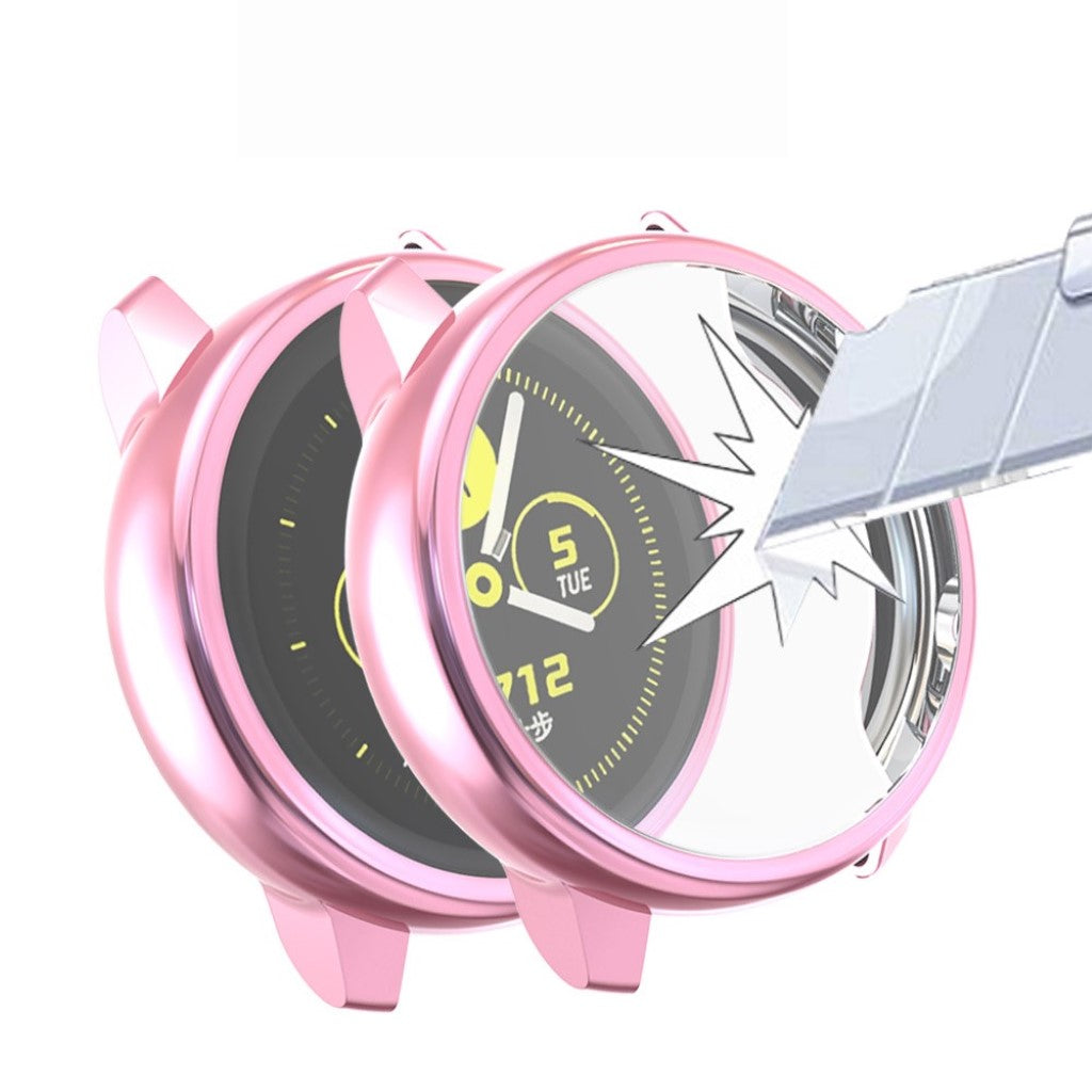 Beskyttende Samsung Galaxy Watch Active Silikone Cover - Pink#serie_5