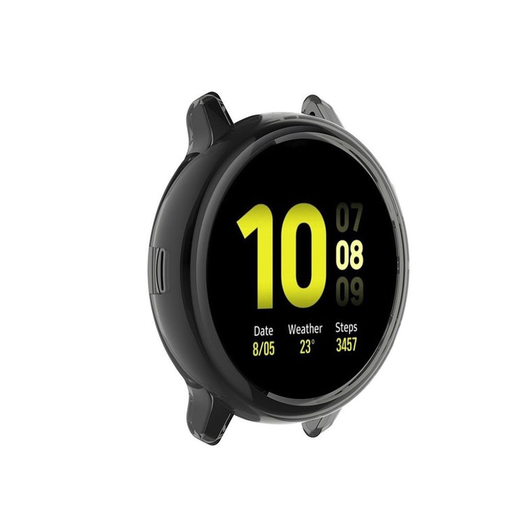 Samsung Galaxy Watch Active 2 - 44mm Holdbar Silikone Bumper  - Sølv#serie_2