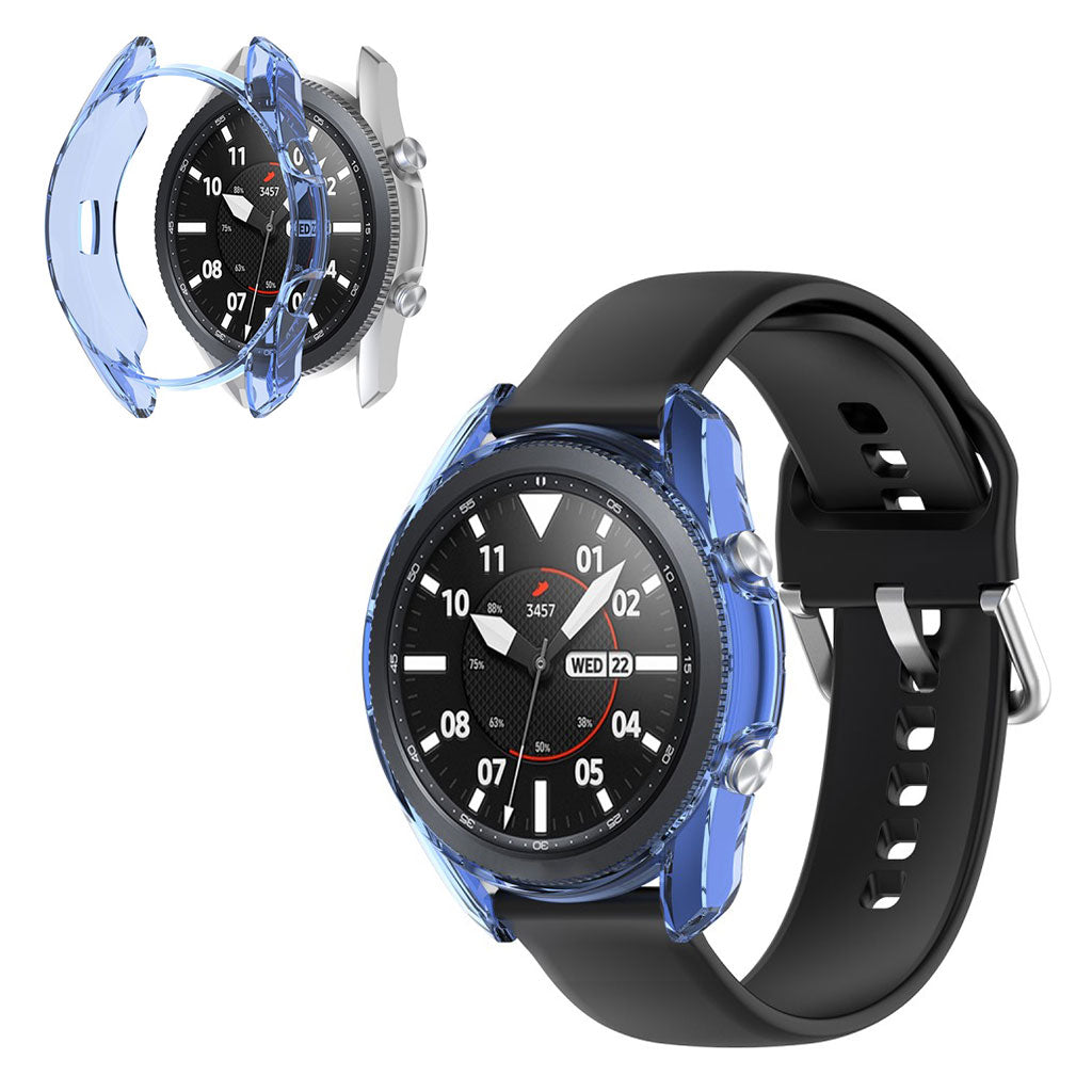 Rigtigt Flot Samsung Galaxy Watch 3 (45mm) Silikone Cover - Blå#serie_4