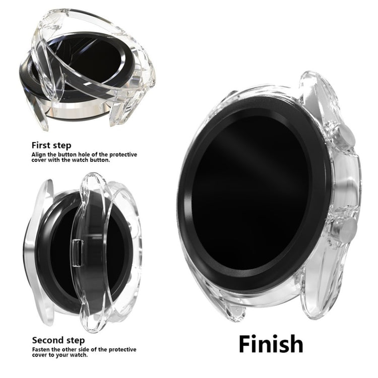 Samsung Galaxy Watch 3 (45mm)  Silikone Bumper  - Gennemsigtig#serie_5