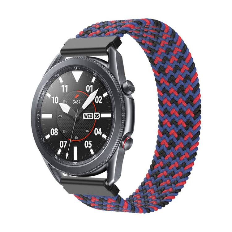 Fed Samsung Galaxy Watch 3 (45mm) Nylon Rem - Størrelse: M - Flerfarvet#serie_23