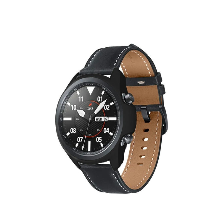 Samsung Galaxy Watch 3 (41mm) Holdbar Silikone Bumper  - Sort#serie_1