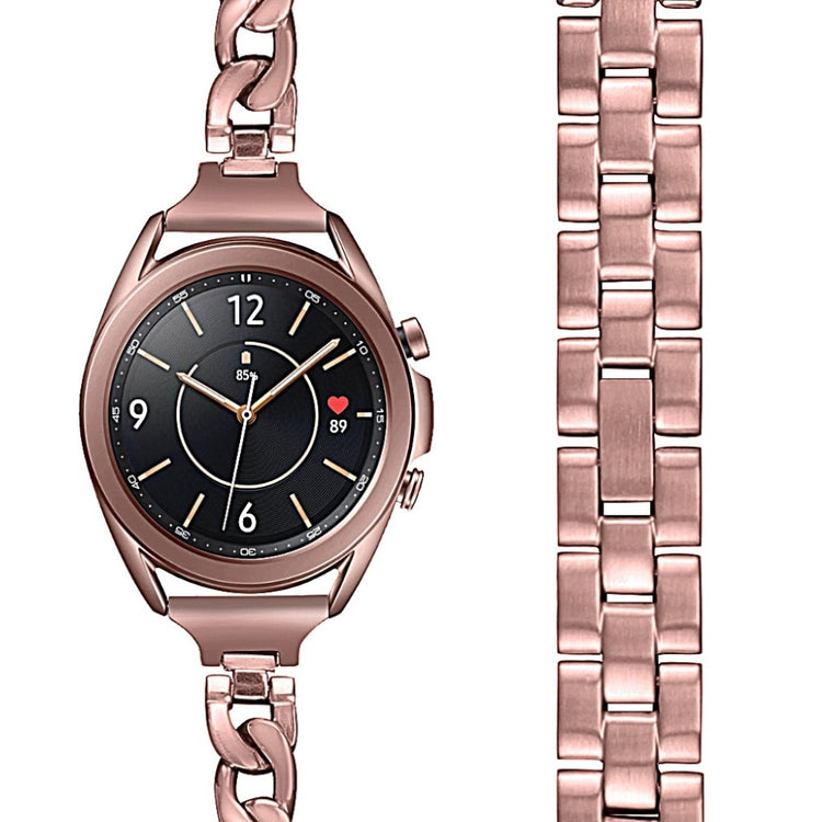 Fremragende Samsung Galaxy Watch 3 (41mm) Metal Rem - Pink#serie_5