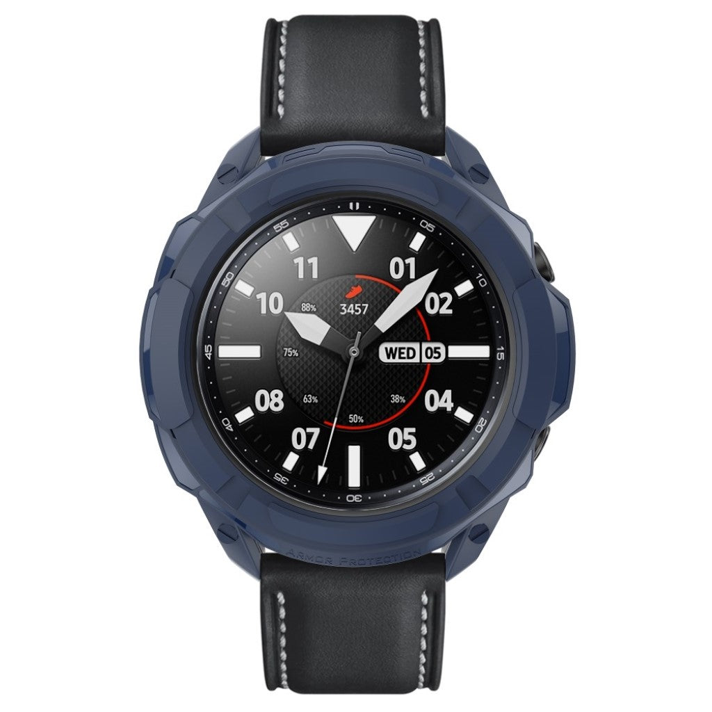 Samsung Galaxy Watch 3 (41mm) Beskyttende Silikone Bumper  - Blå#serie_4