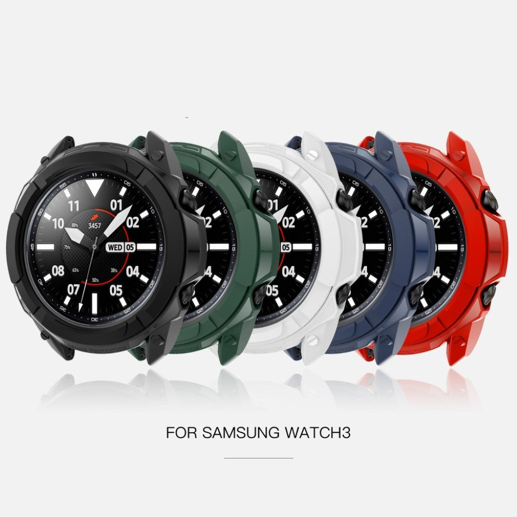 Samsung Galaxy Watch 3 (41mm)  Silikone Bumper  - Rød#serie_4