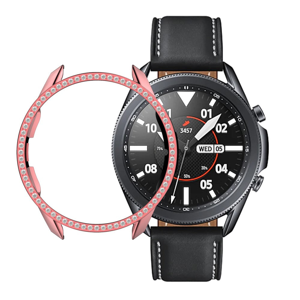 Samsung Galaxy Watch 3 (41mm)  Plastik og Rhinsten Bumper  - Pink#serie_2