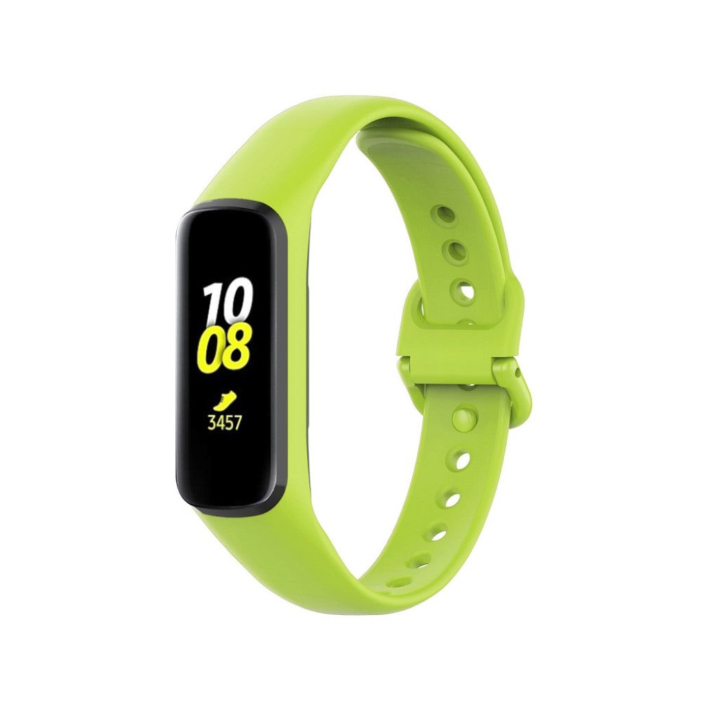 Helt vildt hårdfør Samsung Galaxy Fit 2 Silikone Rem - Grøn#serie_10