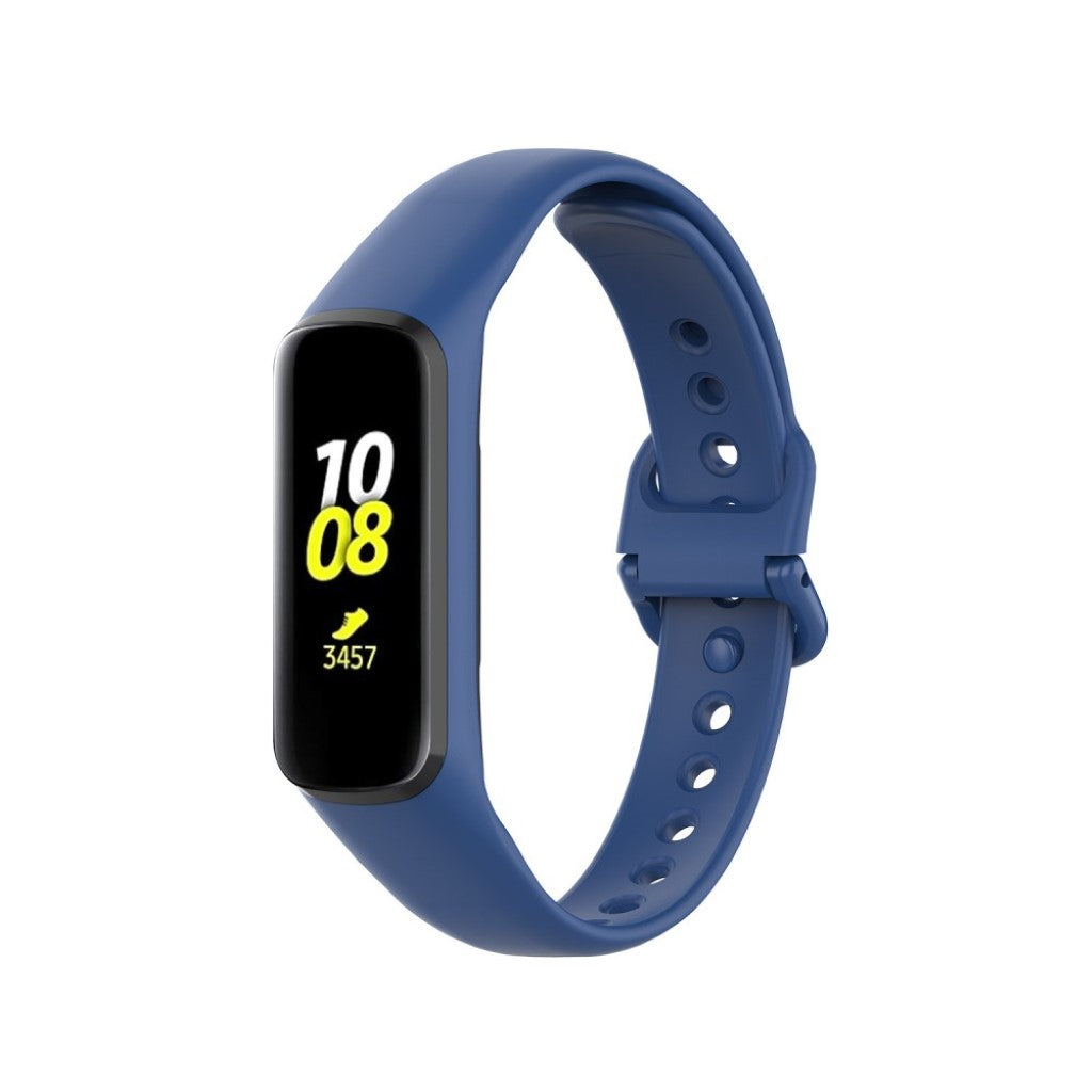 Helt vildt hårdfør Samsung Galaxy Fit 2 Silikone Rem - Blå#serie_12